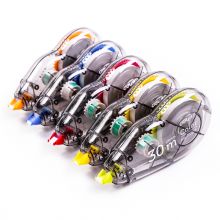 得力(deli)150m大容量学生修正带 半透彩机能风 遮盖力强改正带 顺滑不断带涂改带 复印无痕改正带 71476