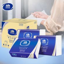 维达(Vinda) 抽纸 200抽*20包擦手纸 XL码加大 酒店厨房餐厅卫生间可用纸巾222mm*226mm 整箱销售VS2056