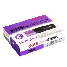  得力（deli）彩色荧光笔 水性记号笔 重点标记笔 10支/盒 S600